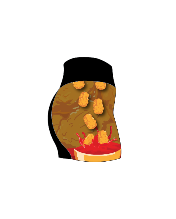 Thiccn' Nuggets Short Shorts