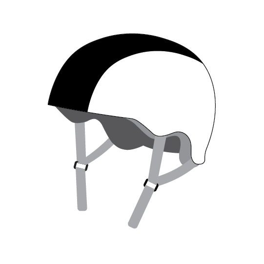 Big Easy Helmet Covers- White 1