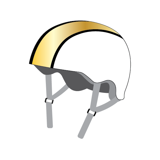 Big Easy Helmet Covers- White 2