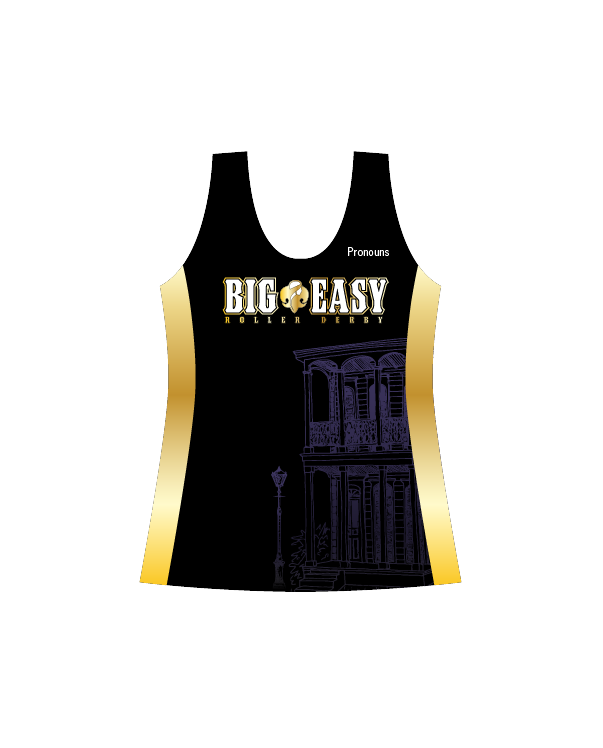 Big Easy Roller Derby -Reversible Curve Jersey