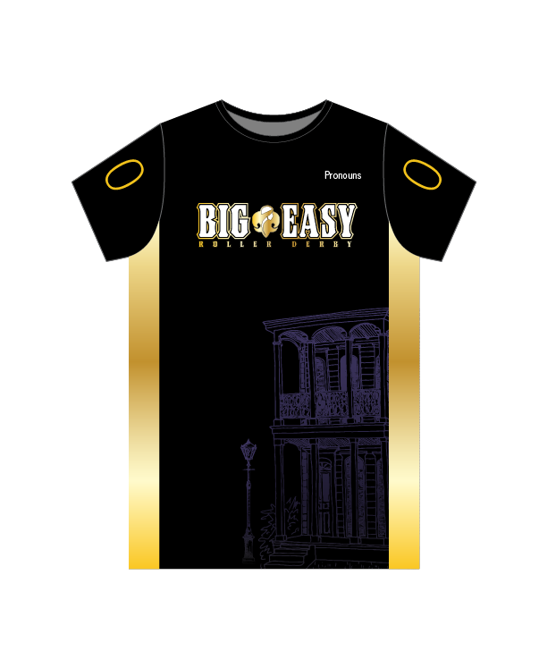 Big Easy Roller Derby - Reversible Flow Jersey