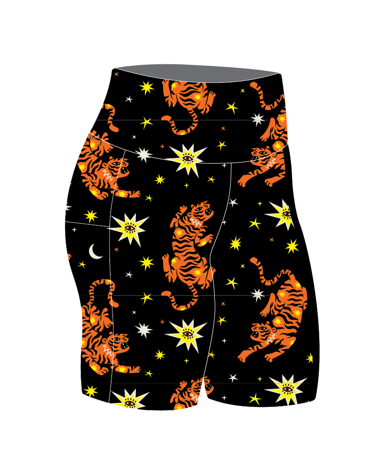 Tiger's eye Bike Shorts