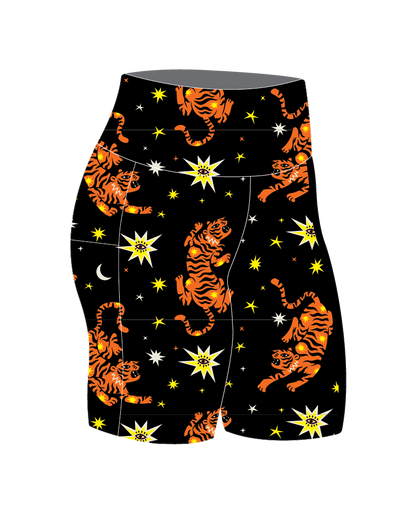 Tiger's eye Bike Shorts