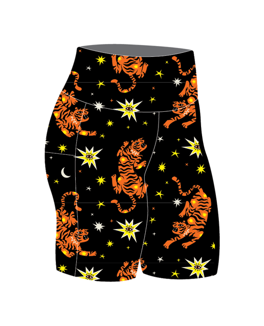 Tiger's eye Bike Shorts