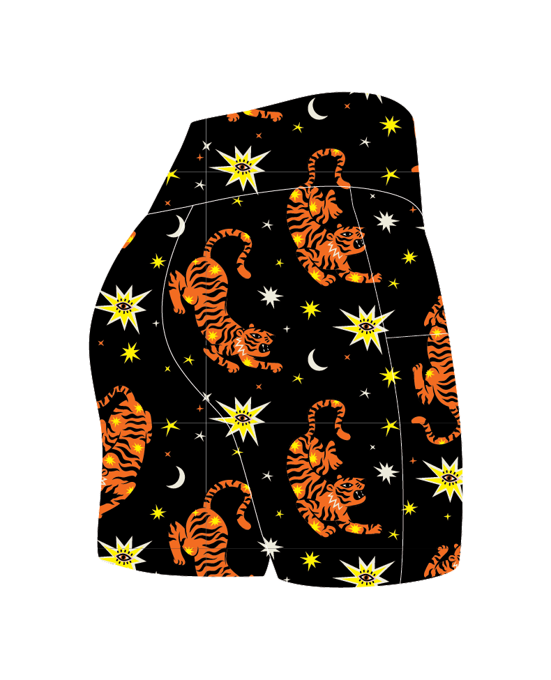 Tiger's eye Bike Shorts