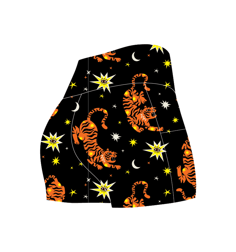 Tiger's Eye Short Shorts