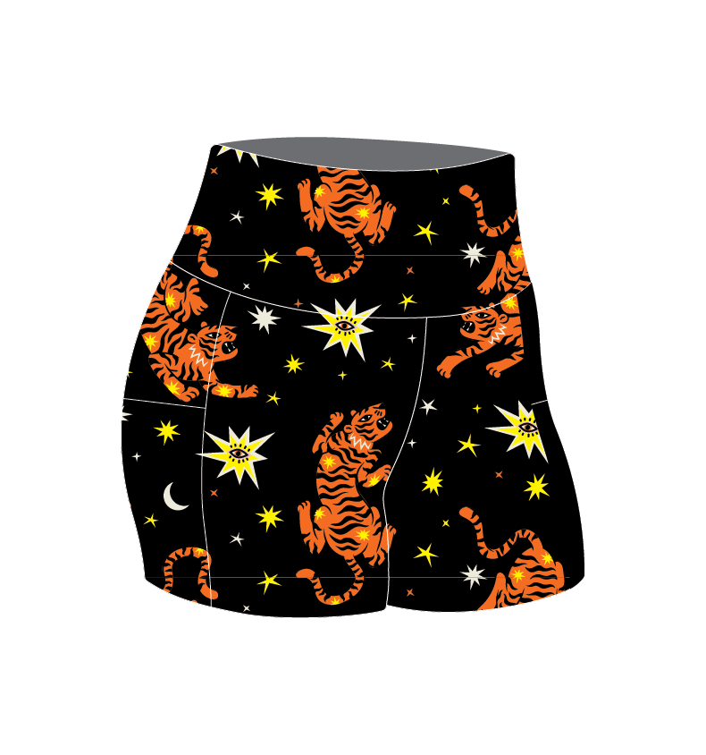 Tiger's Eye Short Shorts