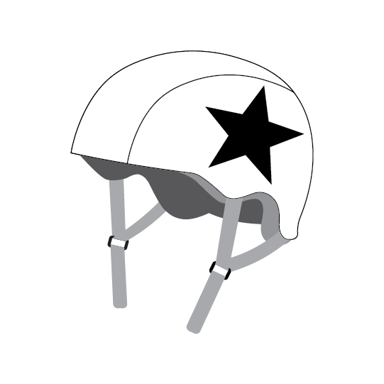 Big Easy Helmet Covers- White 1