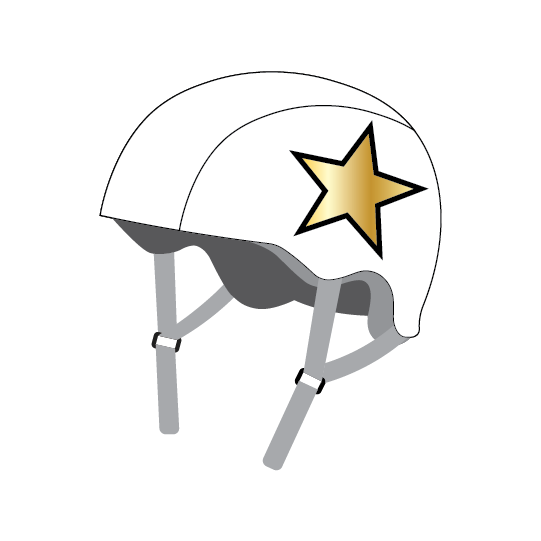 Big Easy Helmet Covers- White 2