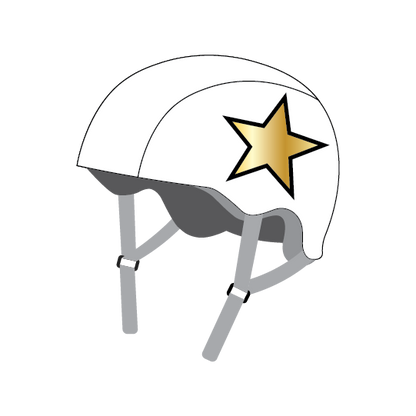 Big Easy Helmet Covers- White 2