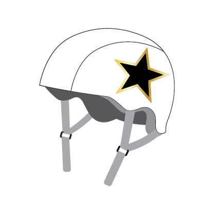 Big Easy Helmet Covers- White 3